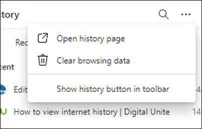 How To Delete Internet Browsing History | Digital Unite